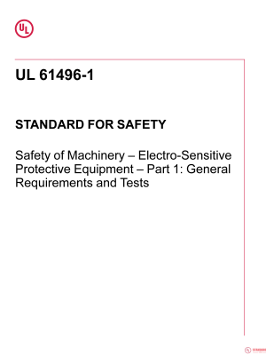 UL 61496-1 PDF UL 61496-1 PDF